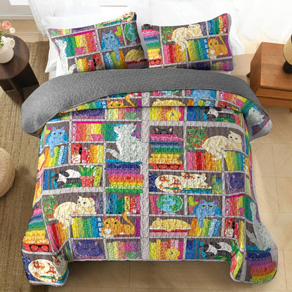 Shineful All Season Quilt 3-Piece Set Whiskered Wonder