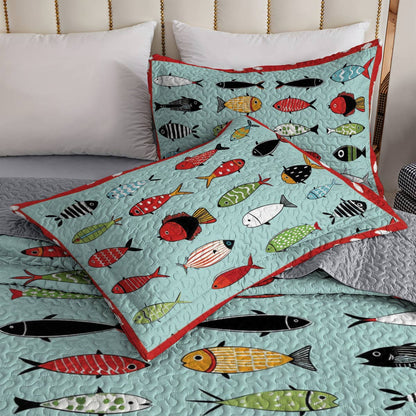 Shineful All Season Quilt 3-Piece Set Fin-tastic Fun