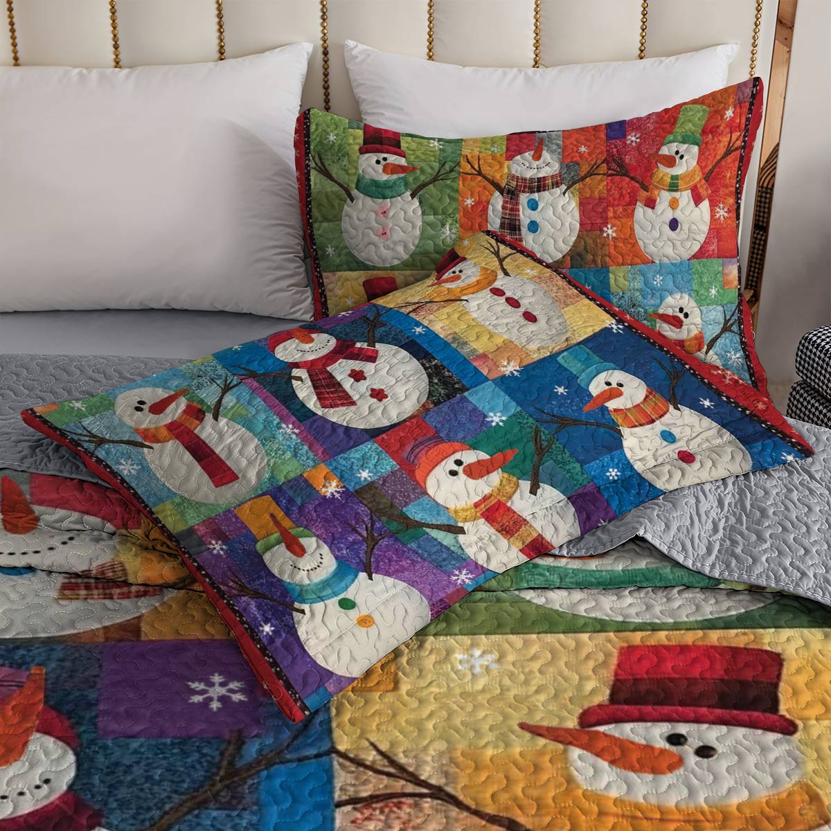 Shineful All Season Quilt 3-Piece Set First Snow