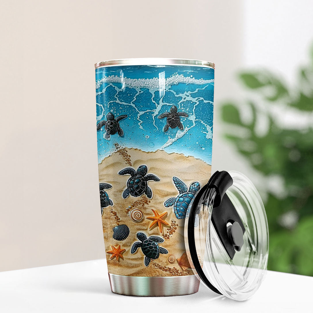 Shineful 20oz Tumbler Sea Turtle Journey