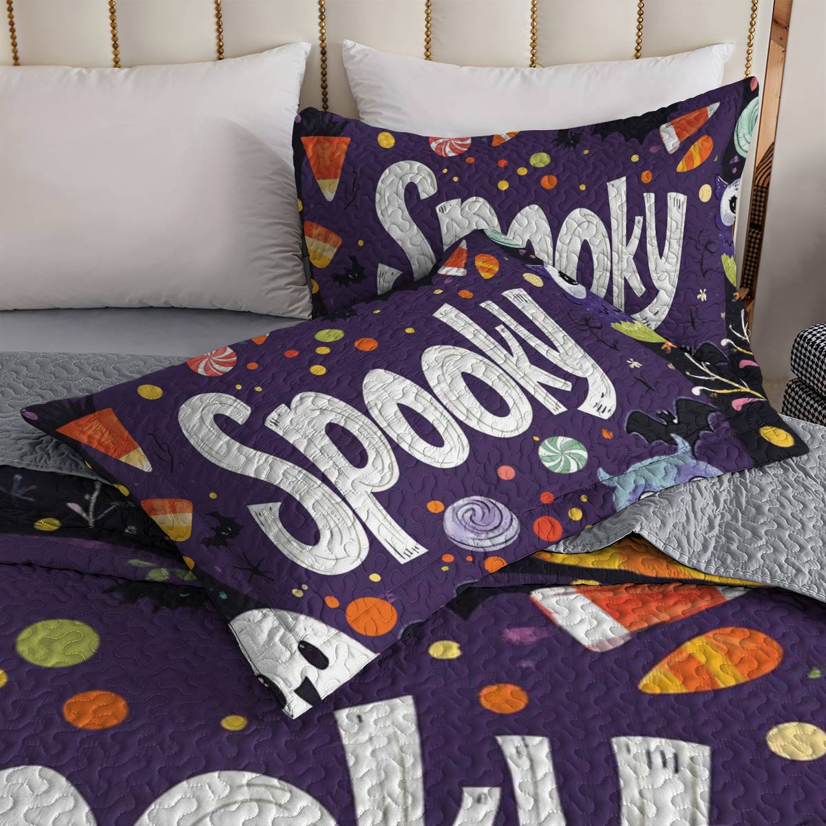 Shineful All Season Quilt 3-Piece Set Spooky Nights