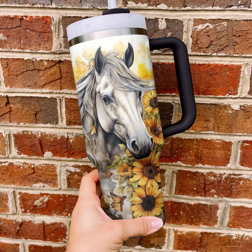 Shineful Tumbler Sunflower Horse