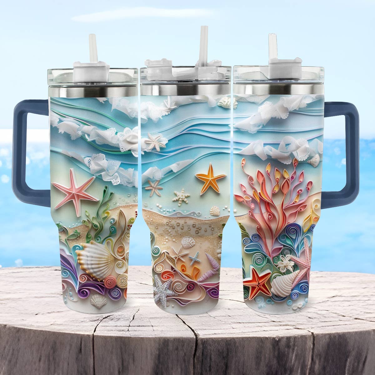 Shineful Tumbler Undersea Fantasy