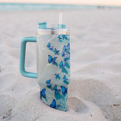 Shineful Tumbler BLue Flutter