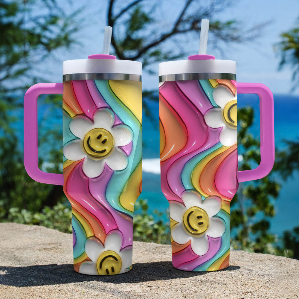 Shineful Tumbler Puffy Smiley