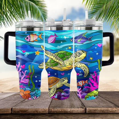 Shineful Tumbler Undersea Turtle