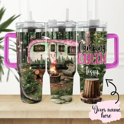 Shineful Tumbler Personalized Camping Queen