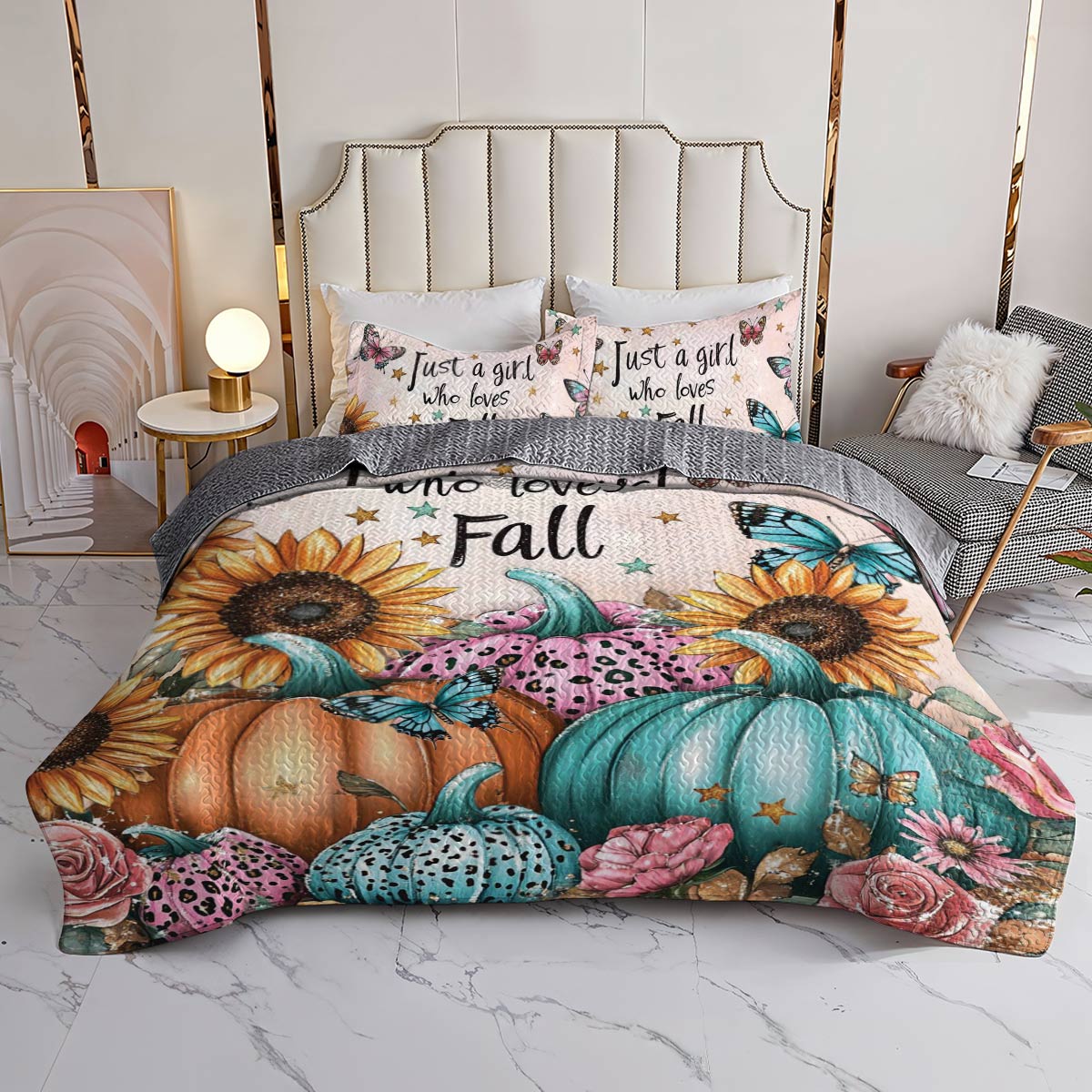 Shineful All Season Quilt 3-Piece Set Fall Fairy Tale