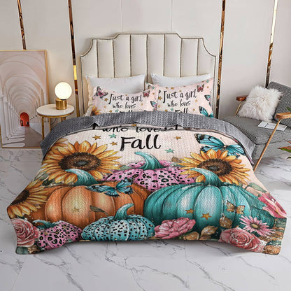 Shineful All Season Quilt 3-Piece Set Fall Fairy Tale