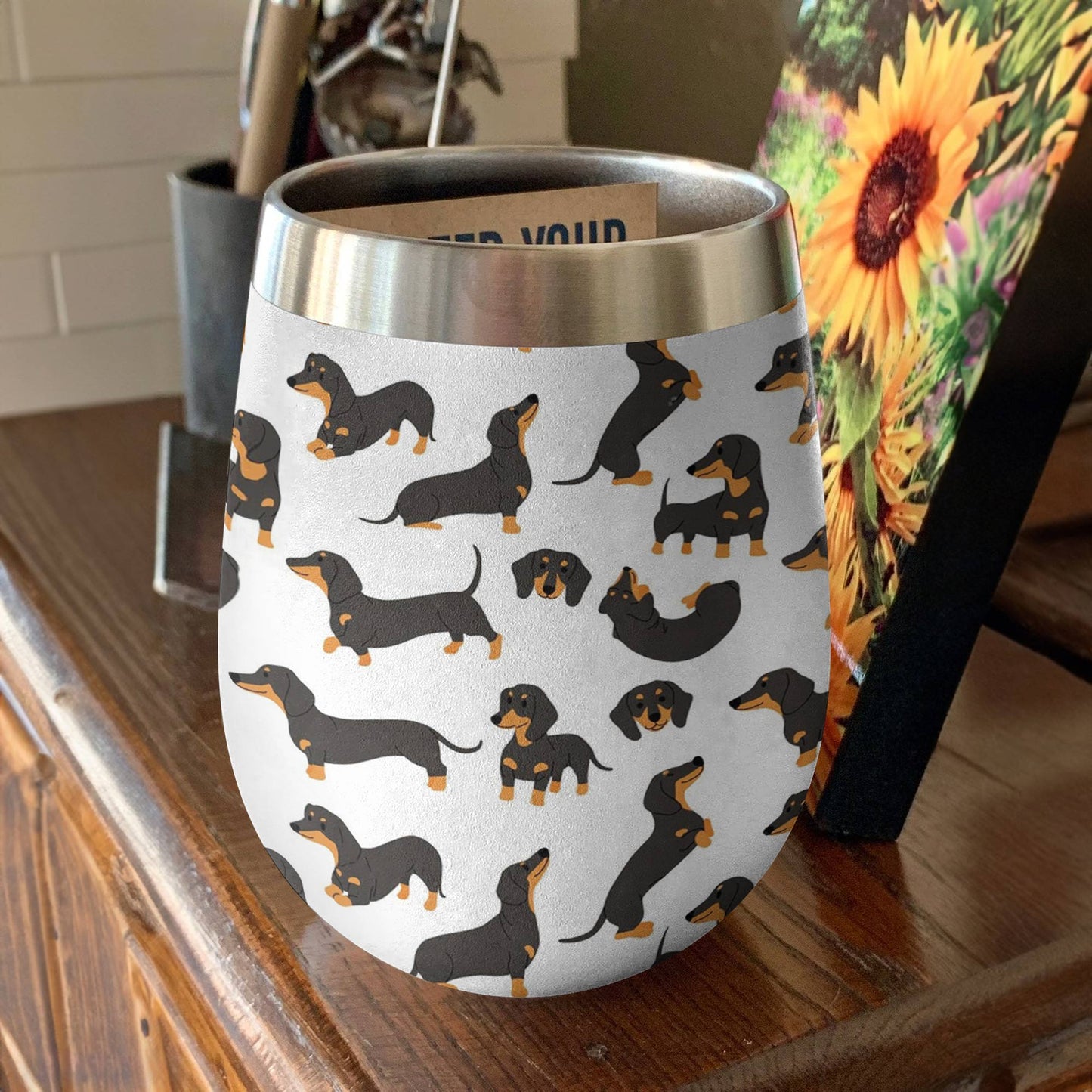 Shineful Wine Tumbler For Dachshund Lovers