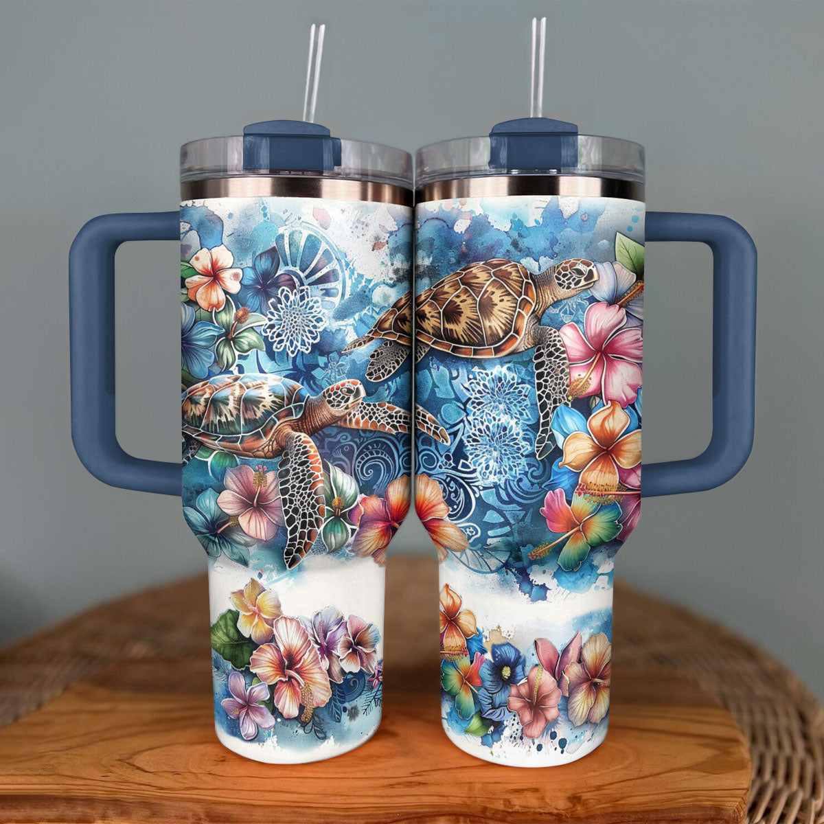 Shineful Tumbler Tropical Sea Turtles