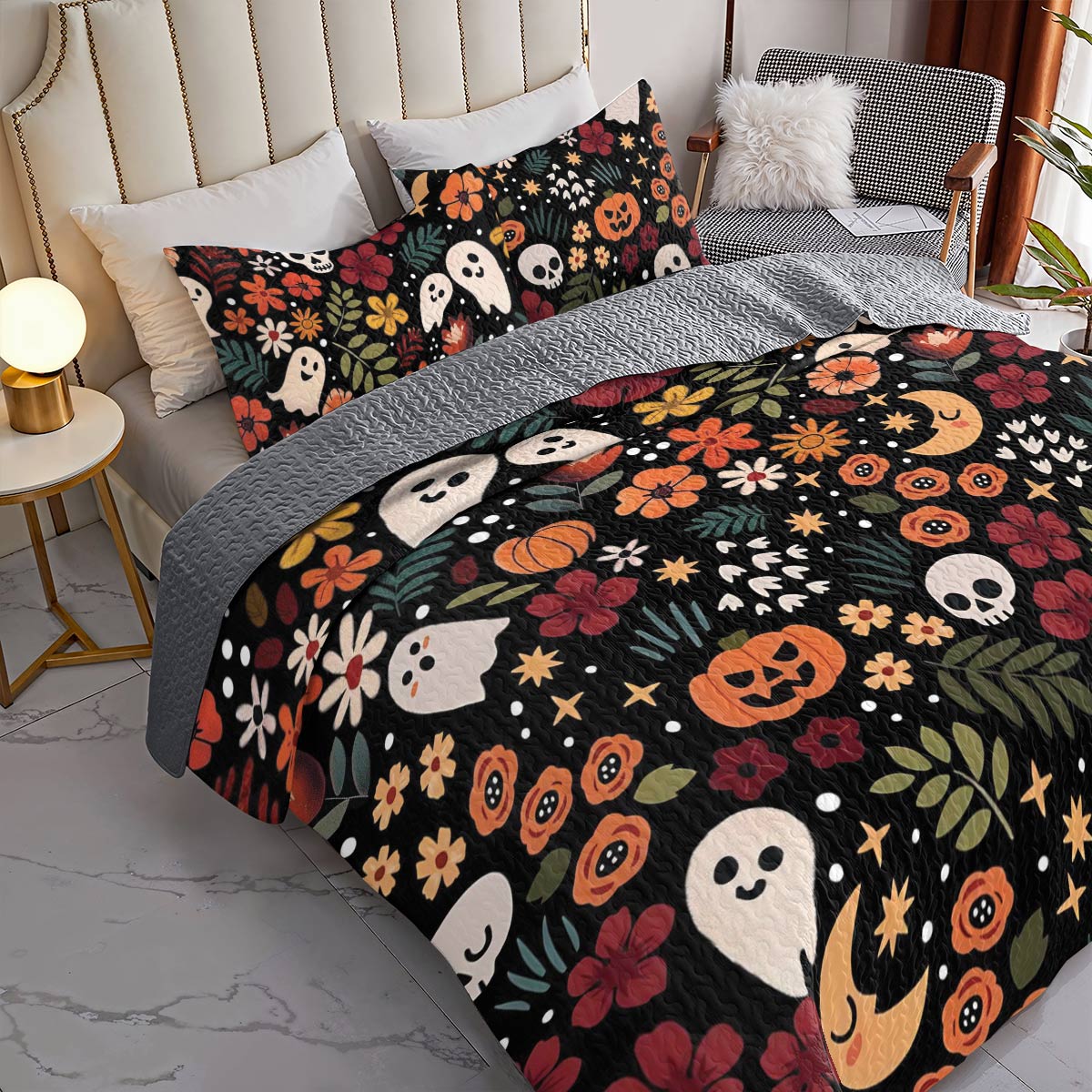 Shineful All Season Quilt 3-Piece Set Spooky Chic (Clearance)