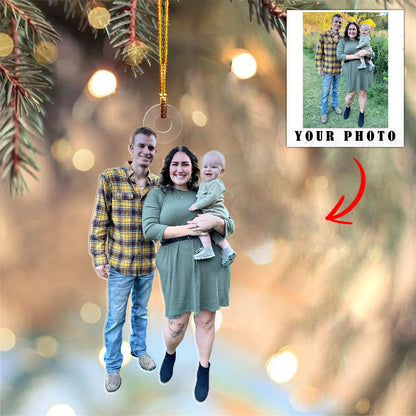 Family Friends Children Shineful® Decoration Ornament Personalized Upload Photo Hm8