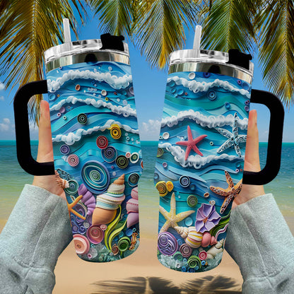 Shineful Tumbler Seaside Whimsy