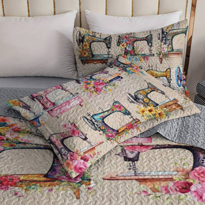 Shineful All Season Quilt 3-Piece Set Respect The Machine