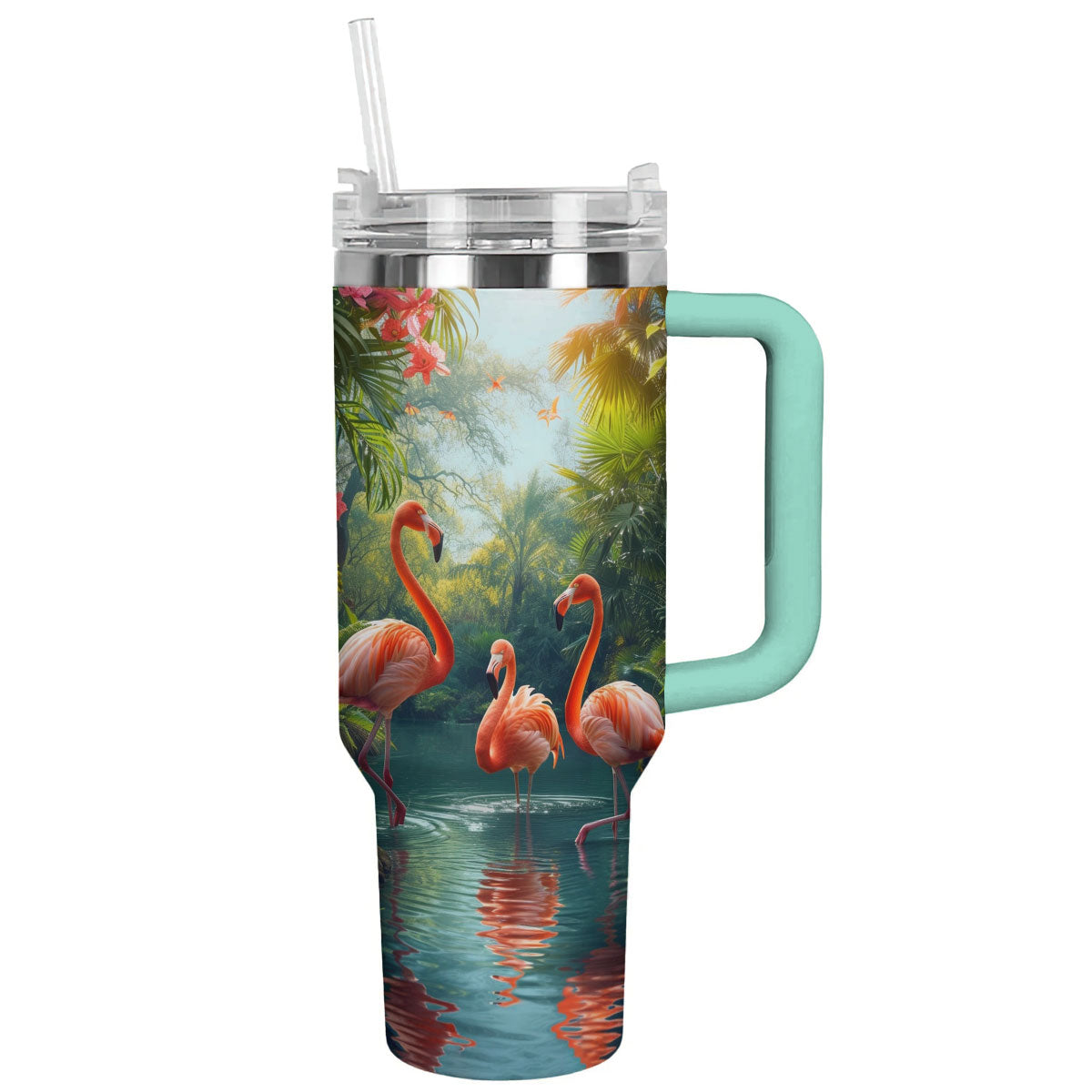 Shineful Tumbler Flamingo Flamingos im Dschungel