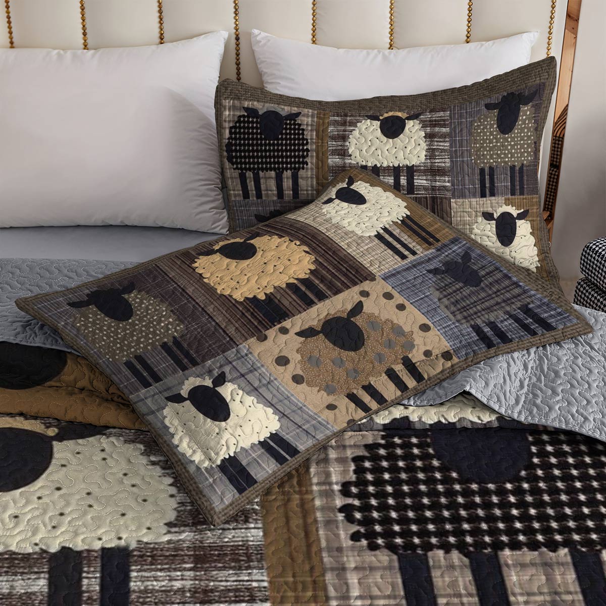 Shineful All Season Quilt 3-teiliges Set Wooly Wonderland