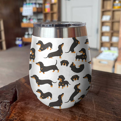 Shineful Wine Tumbler For Dachshund Lovers