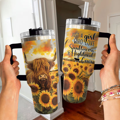 Shineful Tumbler Sunflower Cow Ver2