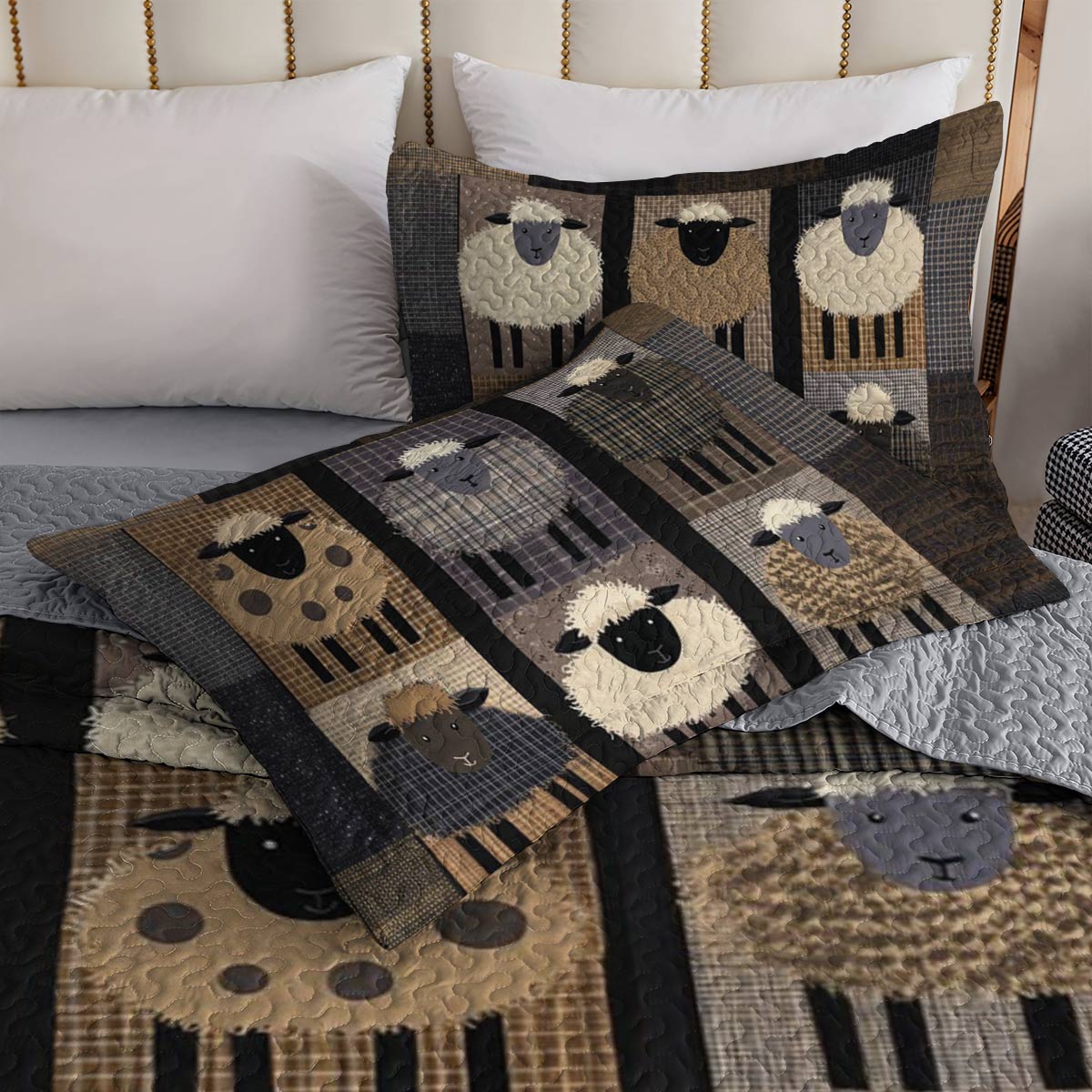 Shineful All Season Quilt 3-Piece Set Sheepish Patchwork