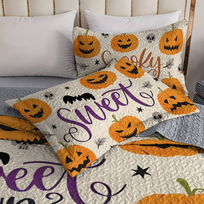 Shineful All Season Quilt 3-Piece Set Sweet & Spooky