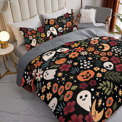 Shineful All Season Quilt 3-Piece Set Spooky Chic