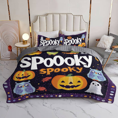 Shineful All Season Quilt 3-Piece Set Spooky