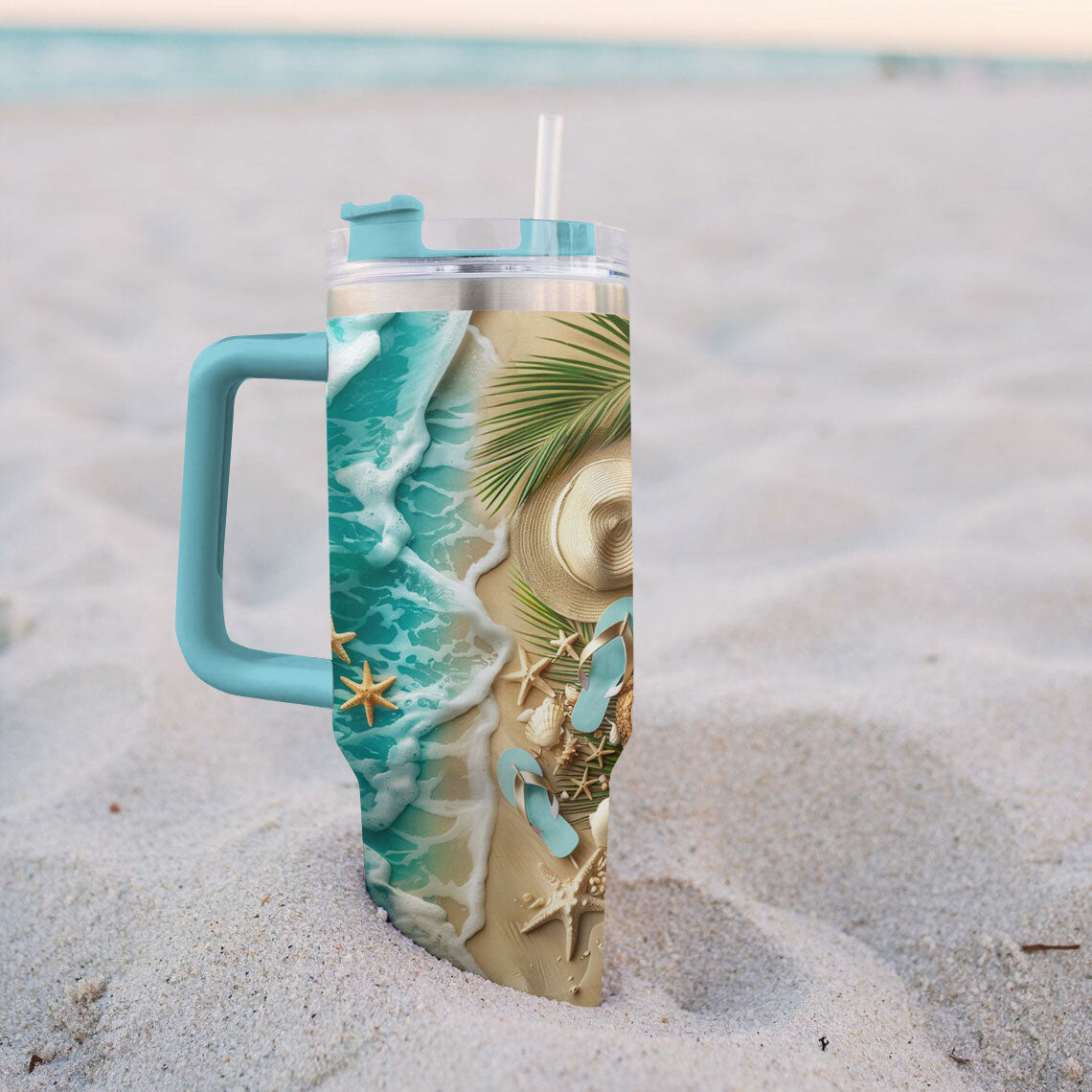 Shineful Tumbler Beach Bliss