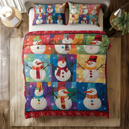 Shineful All Season Quilt 3-Piece Set First Snow