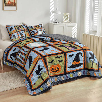 Shineful All Season Quilt 3-Piece Set Ghostly Gathering