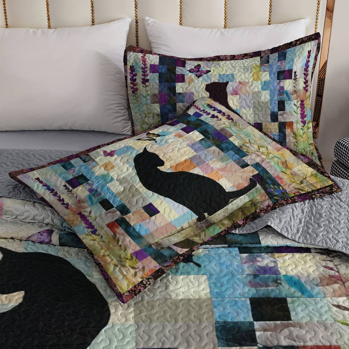 Shineful All Season Quilt 3-teiliges Set Whisker Wonderland 