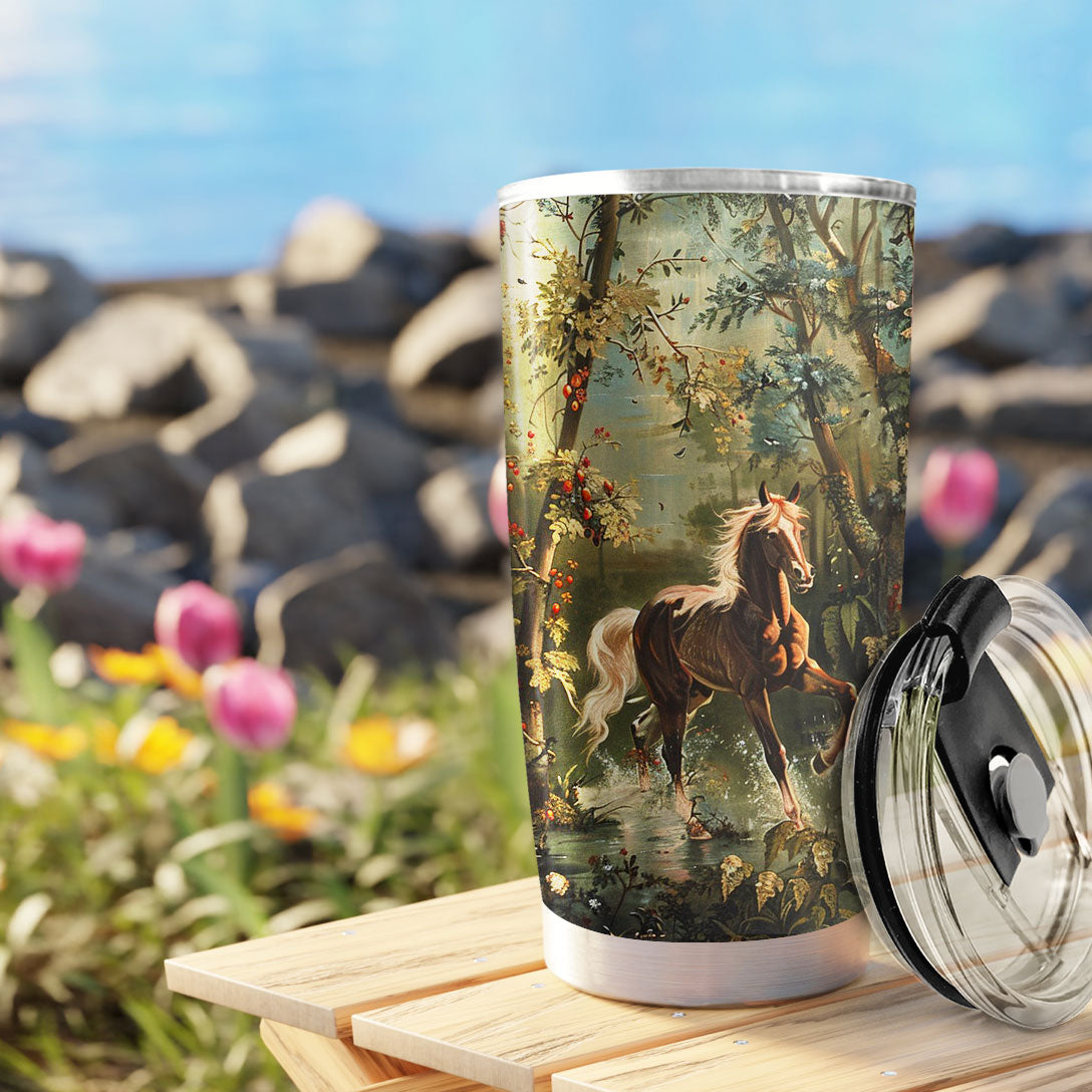 Shineful 20oz Tumbler Mystic Horses