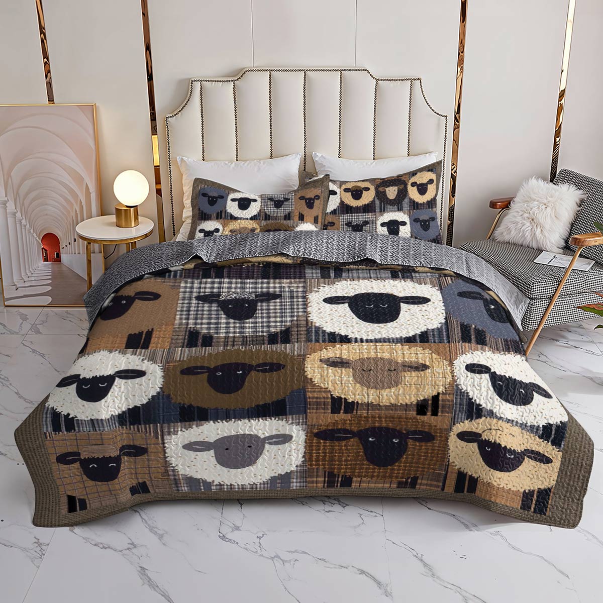 Shineful All Season Quilt 3-Piece Set Sheepish Dreams