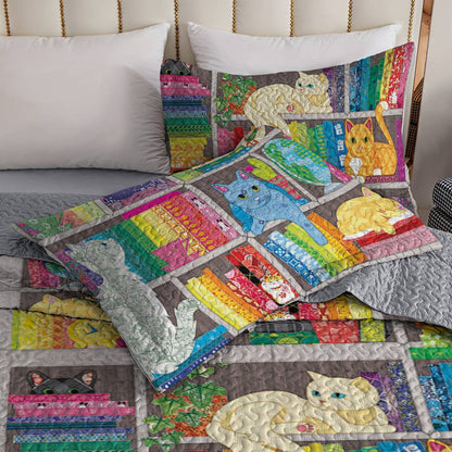 Shineful All Season Quilt 3-Piece Set Whiskered Wonder