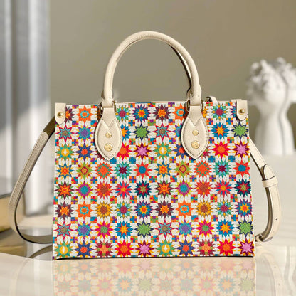 Shineful Leather Bag Star Quilt Blocks