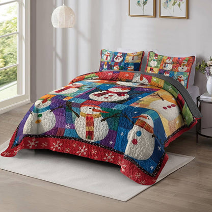 Shineful All Season Quilt 3-Piece Set First Snow