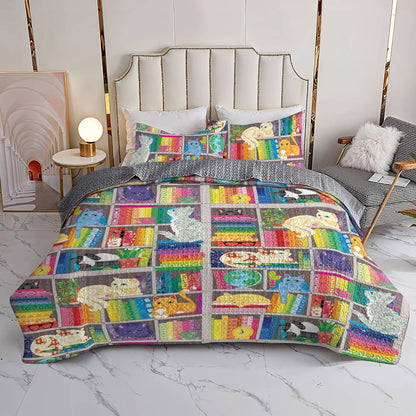 Shineful All Season Quilt 3-Piece Set Whiskered Wonder