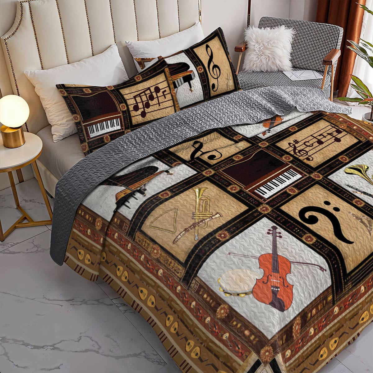 Shineful All Season Quilt 3-Piece Set Symphony