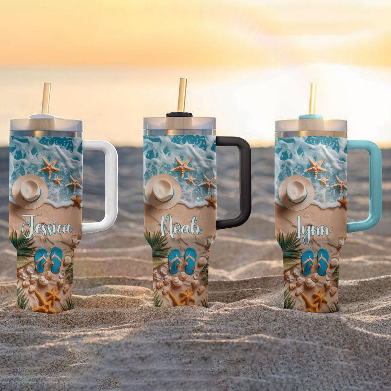 Shineful Tumbler Personalized Seaside