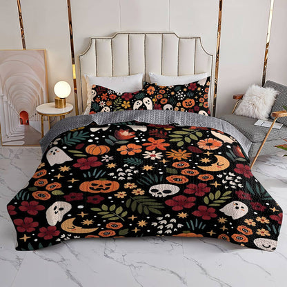 Shineful All Season Quilt 3-Piece Set Spooky Chic