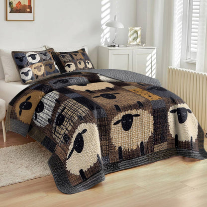 Shineful All Season Quilt 3-Piece Set Wooly Wonders