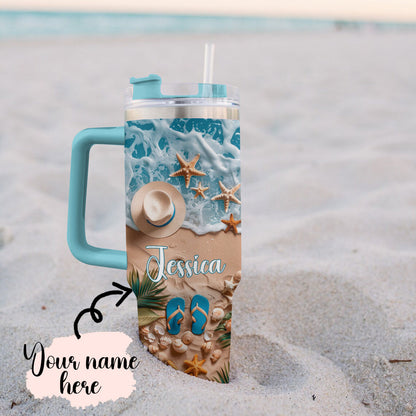 Shineful Tumbler Personalized Seaside