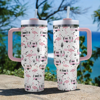 Shineful Tumbler Flamingo Trip