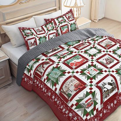 Shineful All Season Quilt 3-Piece Set Winter Wishes