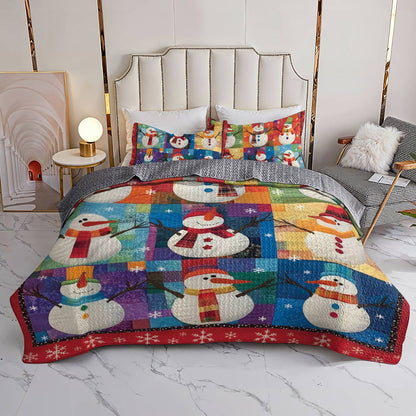 Shineful All Season Quilt 3-Piece Set First Snow