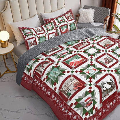 Shineful All Season Quilt 3-Piece Set Winter Wishes