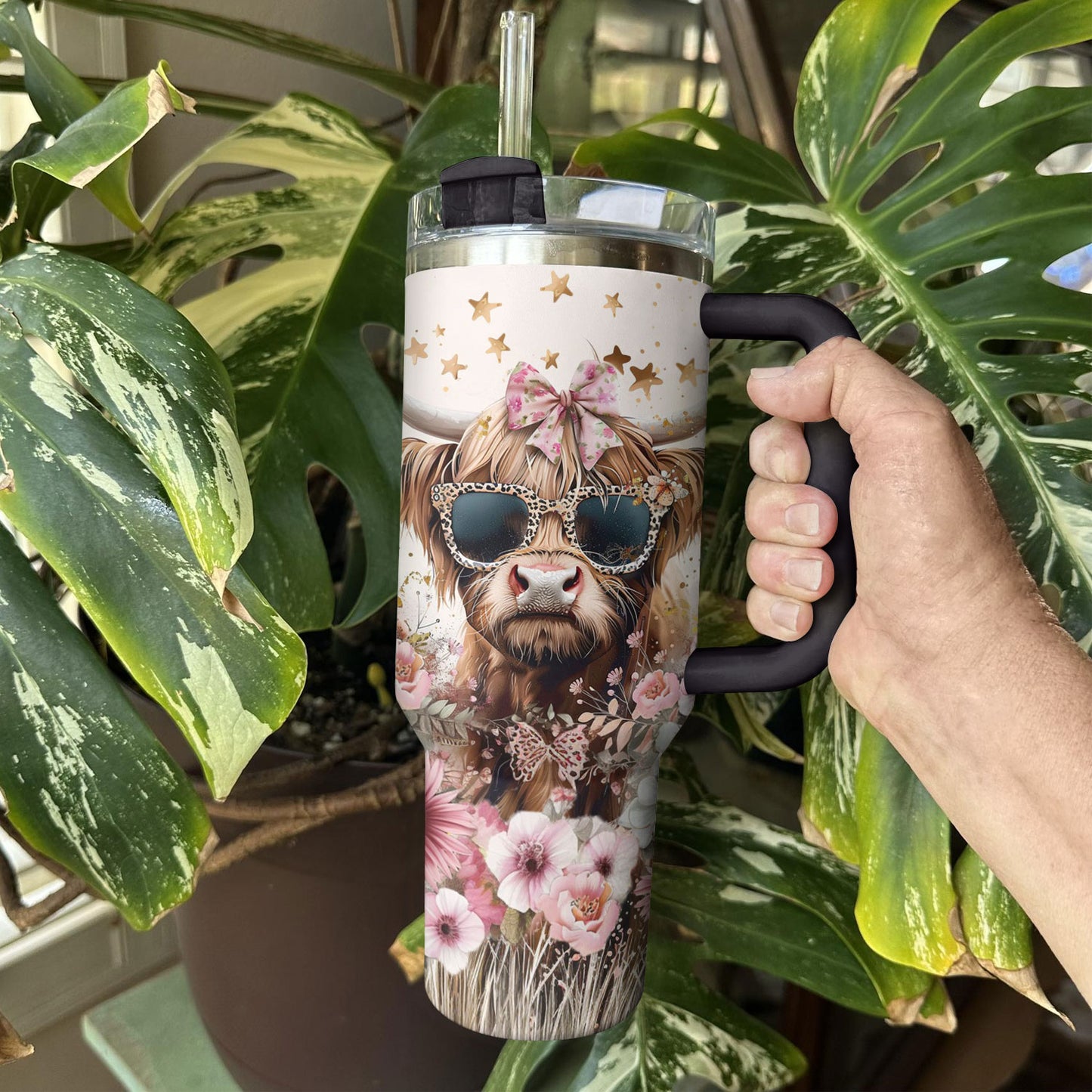 Shineful Tumbler Fashion Cow