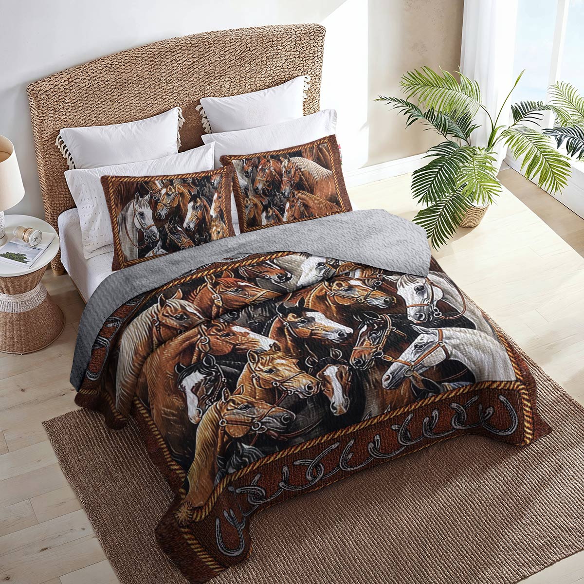 Shineful All Season Quilt 3-Piece Set Rodeo Dreams