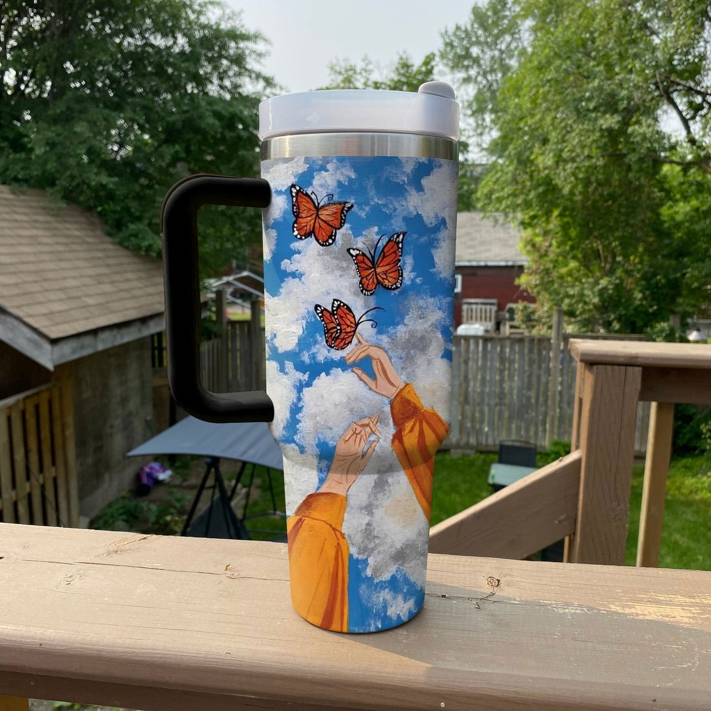 Shineful Tumbler Skyward Butterfly