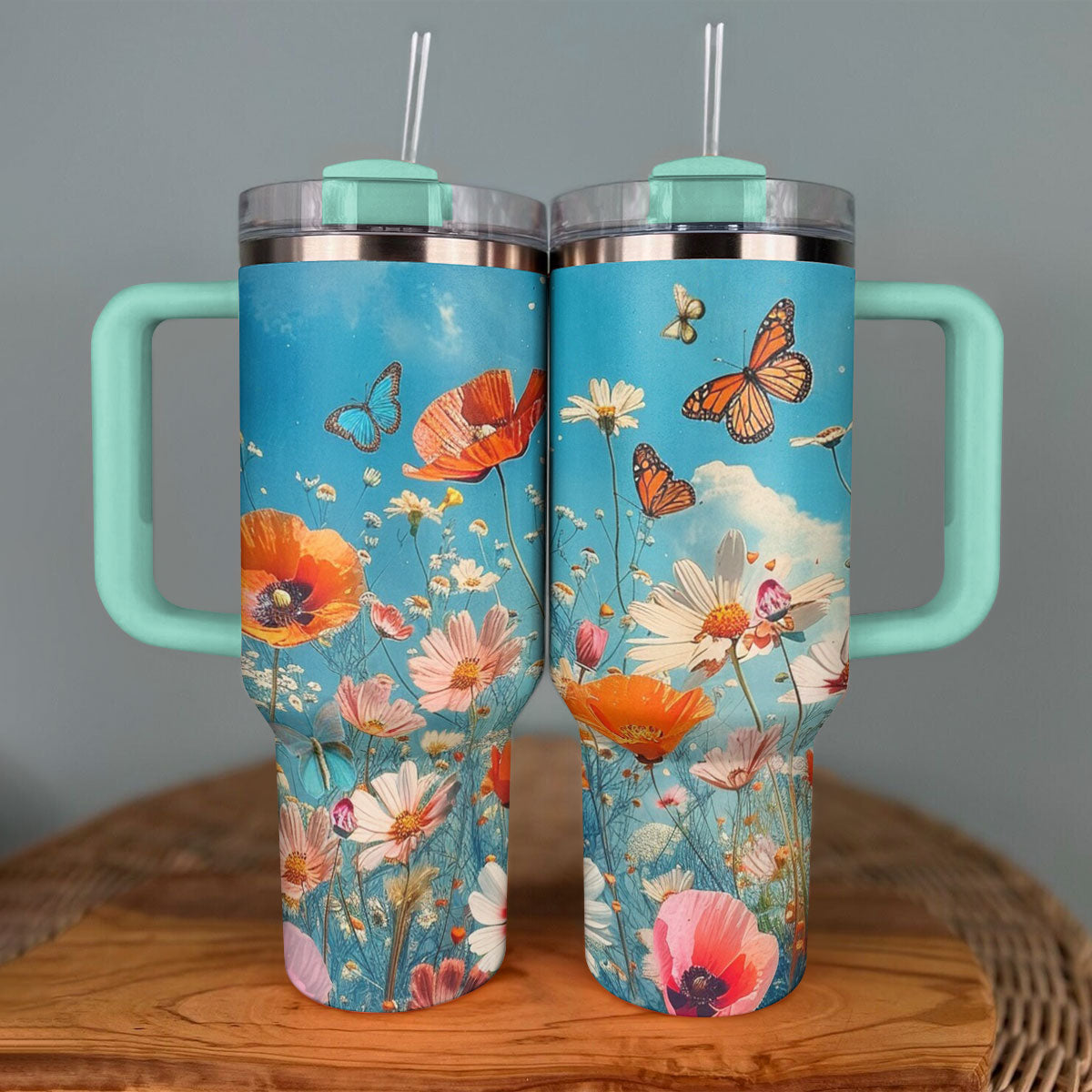 Shineful Tumbler Free Butterflies